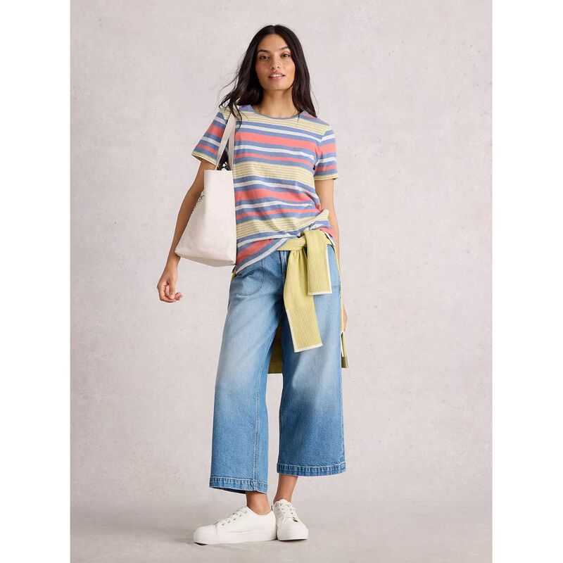 White Stuff Abbie Stripe Tee image number 3